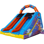 Детский надувной батут-горка "Космос"