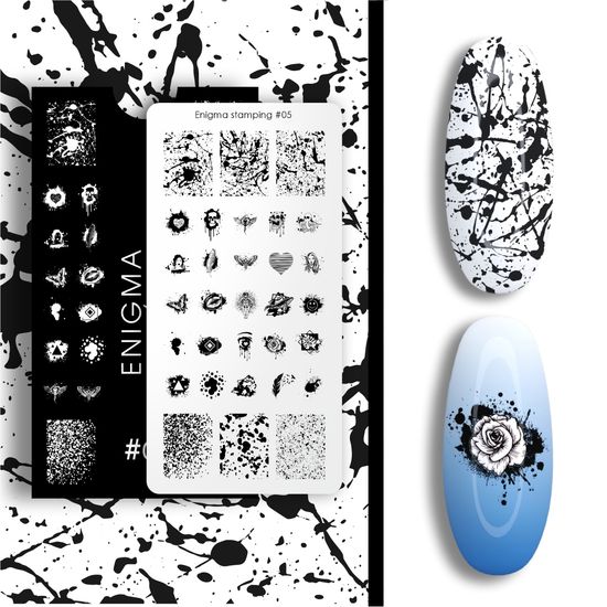 Пластина для стемпинга Enigma Stamping №05