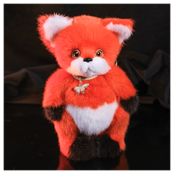Мягкая игрушка из меха «Лисичка Ася»