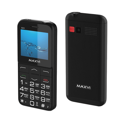 Сотовый телефон Maxvi B231 Black