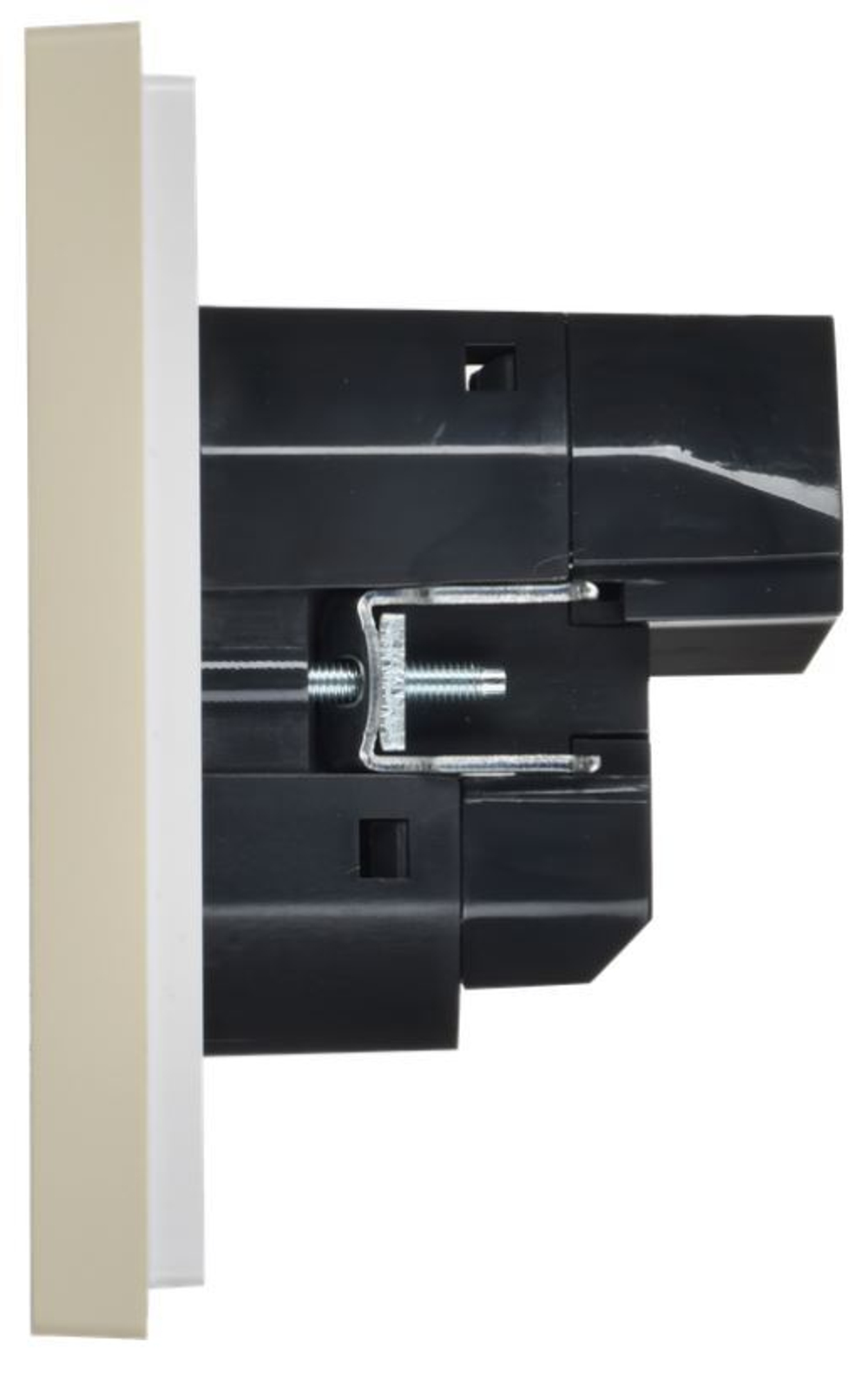 Розетка с заземлением с 2 USB  IEK FP-R14-16-U22-018-K10