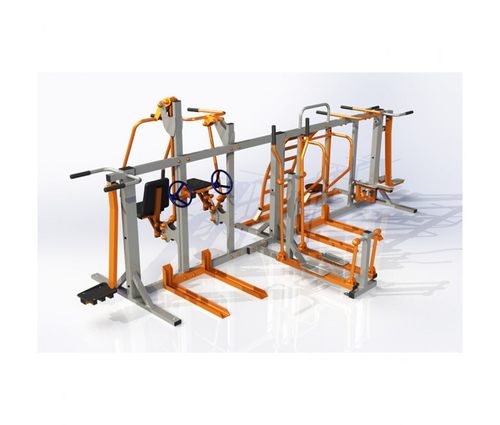 Уличный тренажерный комплекс для инвалидов-колясочников #2