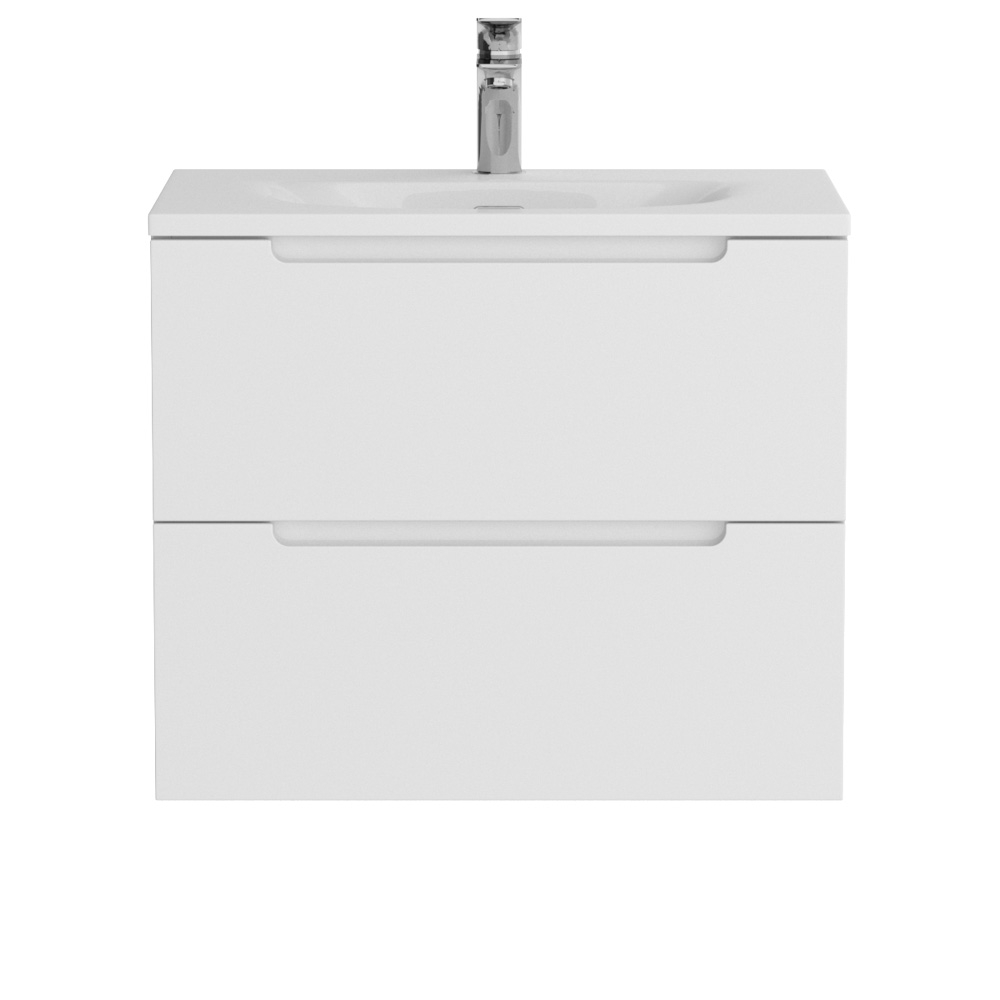 Тумба подвесная с раковиной BelBagno ETNA39-700/390-2C-SO-BL-P+BB-8099-3-70