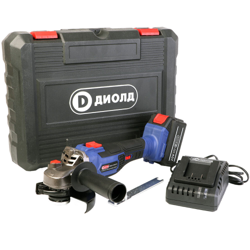 УШМ ДИОЛД АМШУ-20 ЛИ-01 аккумуляторная, кейс
