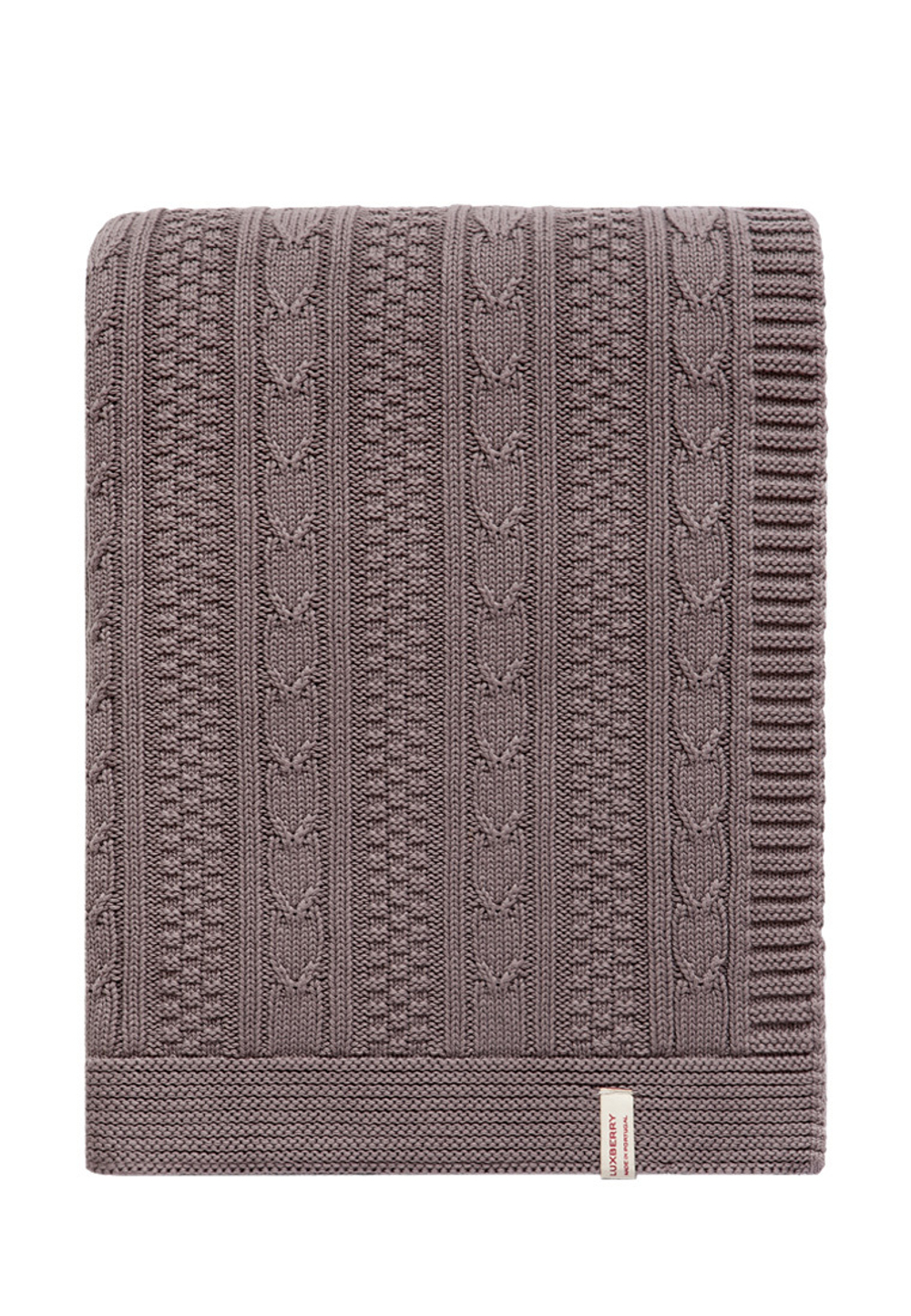 Плед 150х200 Luxberry Lux 10 серая замша