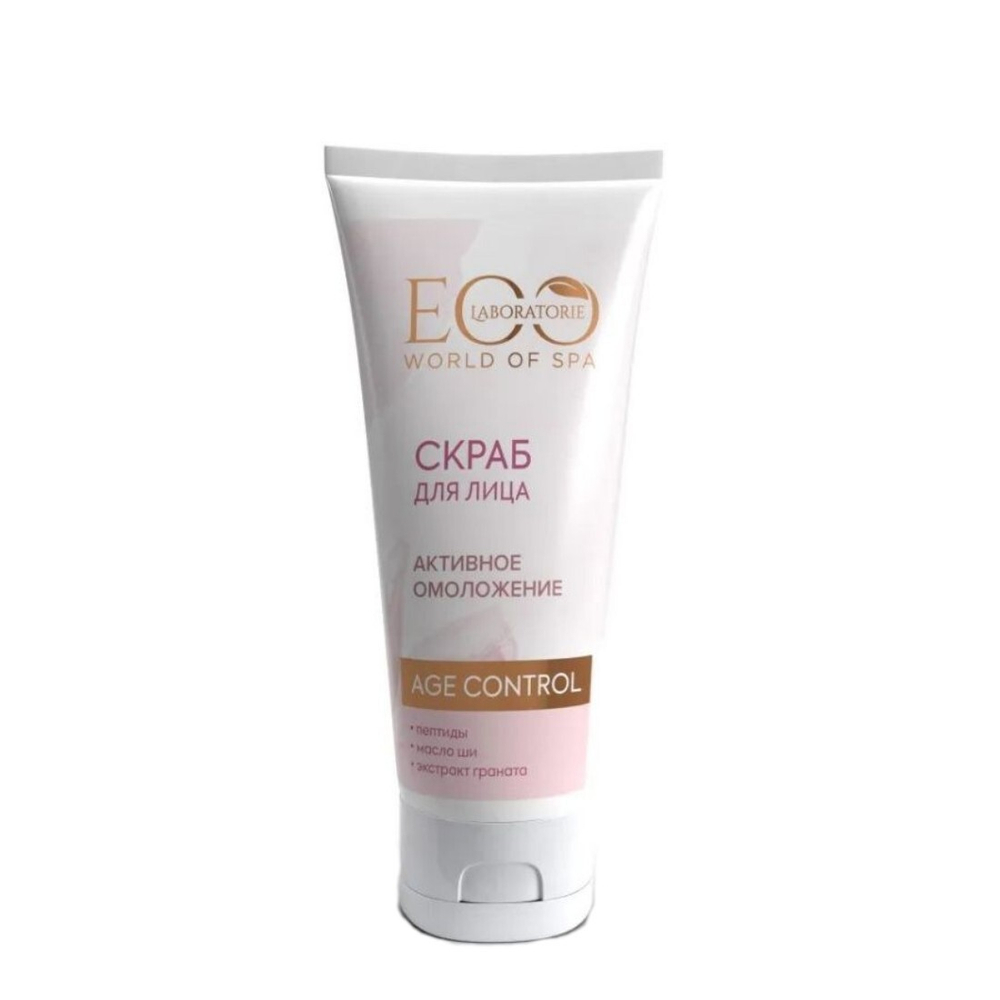 ЭКОЛАБ World Of Spa Скраб для лица Активное омоложение AGE Control 100 мл/EO Laboratorie (71397)