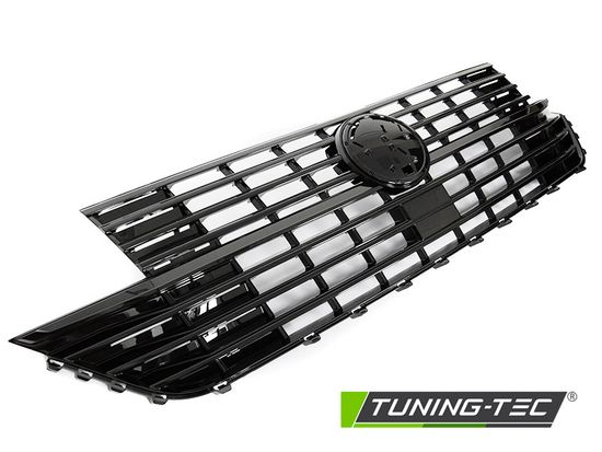 Решетка радиатора GLOSSY BLACK W/LOGO BASE  для VW T6.1