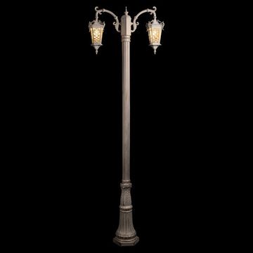 Уличный фонарь 2*Е27 100019/2200 WBG белое золото патинированное Tremezzo Loft It