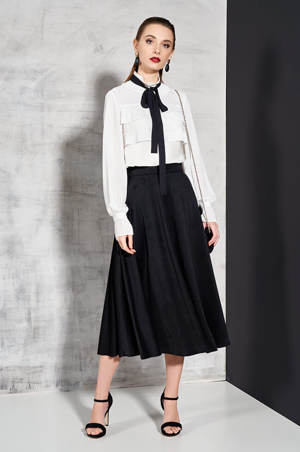 4759 Юбка женская (черный)