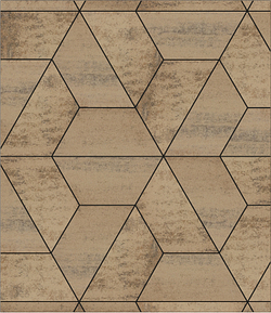 Тротуарная плитка ВЫБОР, форма Трапеция, h=60мм