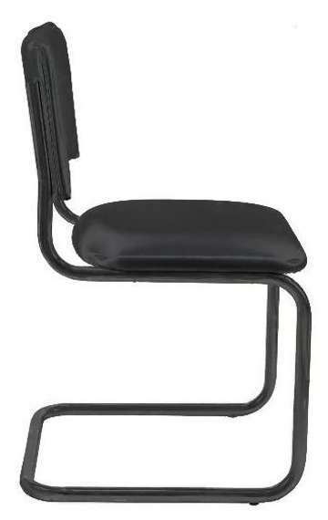 Стул Сильвия 01S Черный/Металл Черный