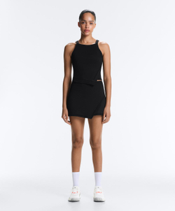Oysho Юбка Comfortlux с перекрестным швом, черный