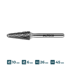 Борфреза по металлу ALTECO L 1025/6 MX
