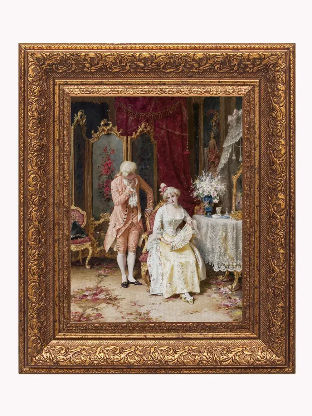 Картина на стену интерьерная на холсте 31*37 см