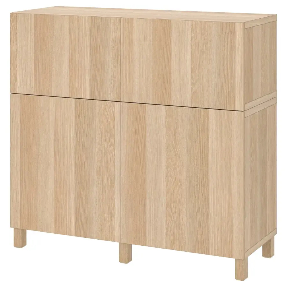Комбинация для хранения - IKEA BESTÅ/BESTA/ БЕСТА/БЕСТО ИКЕА, 120x42x112 см, коричневый,