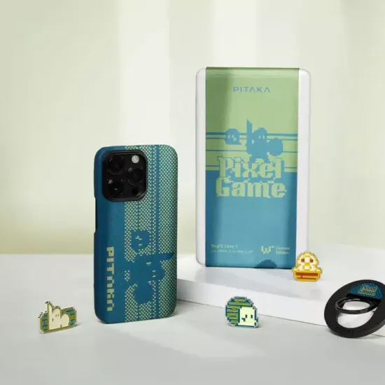 Чехол Pitaka для iPhone 14 Pro Max (6.7"), Pixel- Game