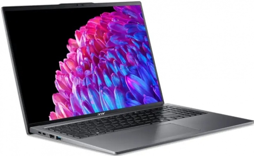 Ноутбук  Acer Swift SFG16-72-50UC 16 ", Core 5, 16 Гб RAM, 1 Тб SSD, Iris Xe Graphics, Серый
