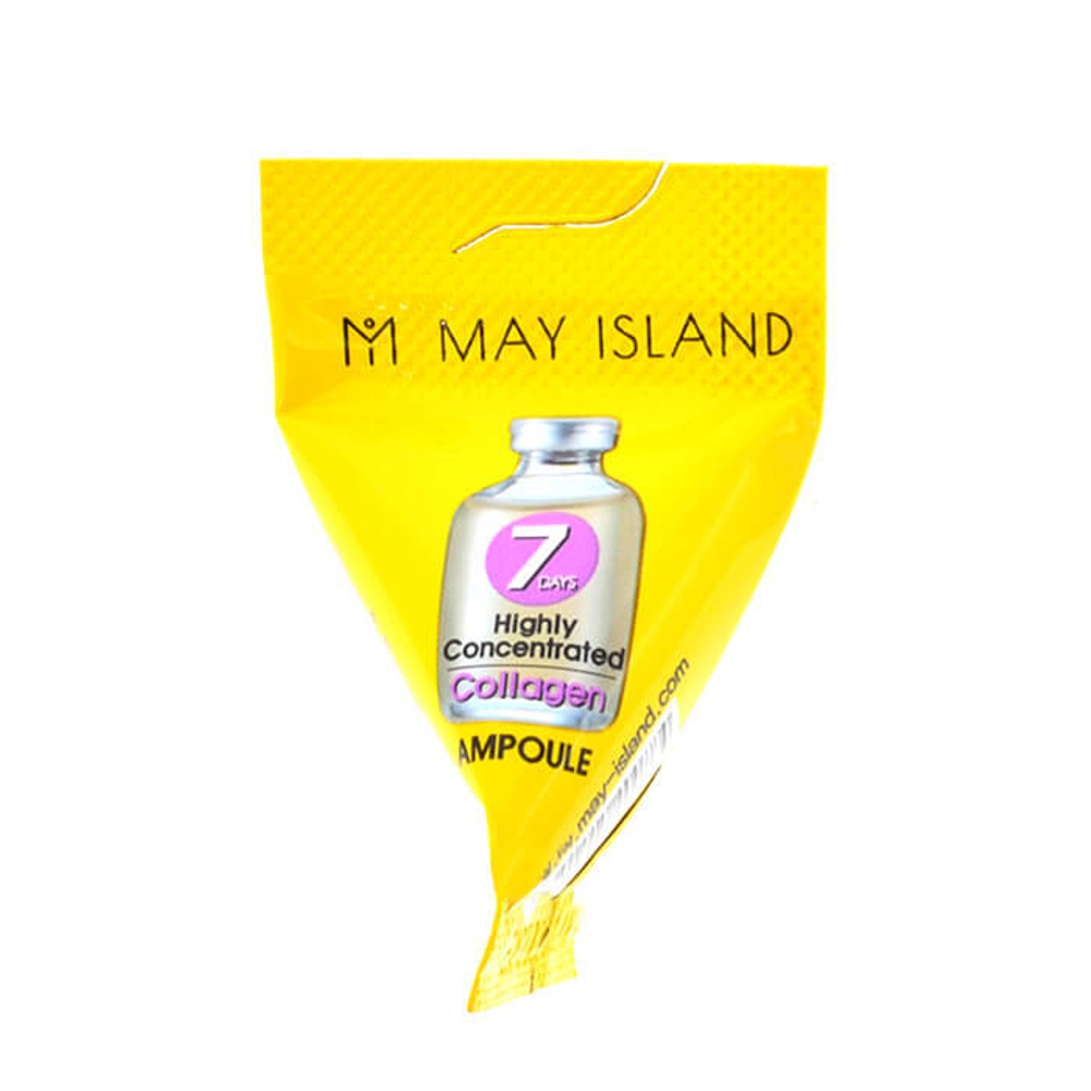 May Island 7 Days Сыворотка для лица с коллагеном Highly Concentrated Collagen Ampoule пирамидка 1 шт. 3 гр. (00853,00884)