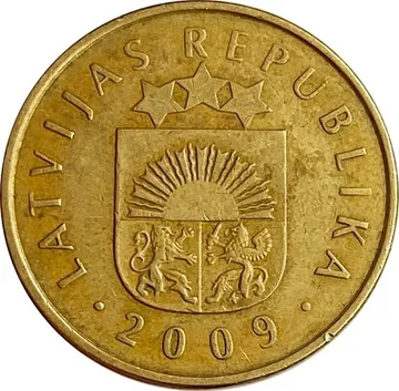 20 сантимов 2009 Латвия