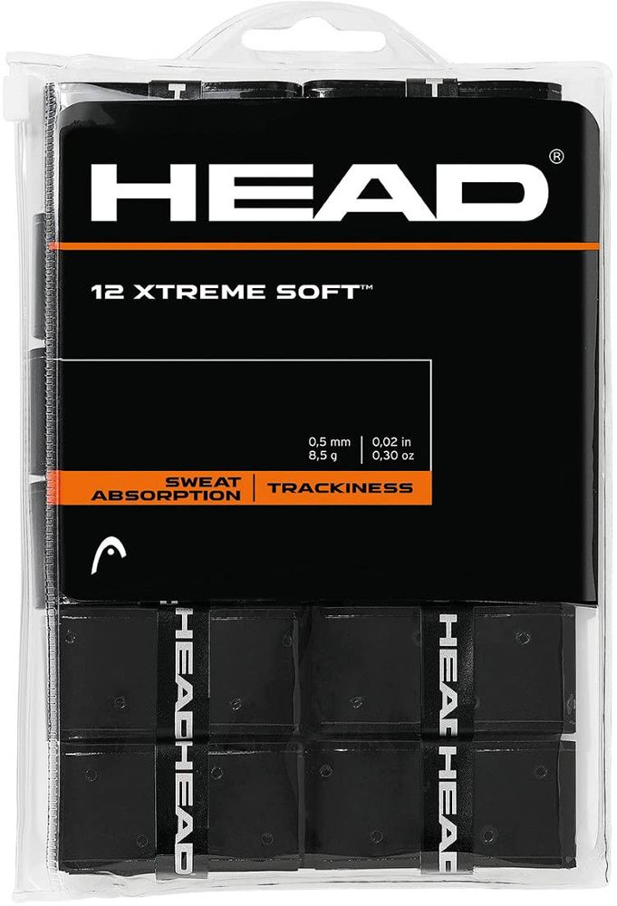 Теннисные намотки Head Xtremesoft black 12P