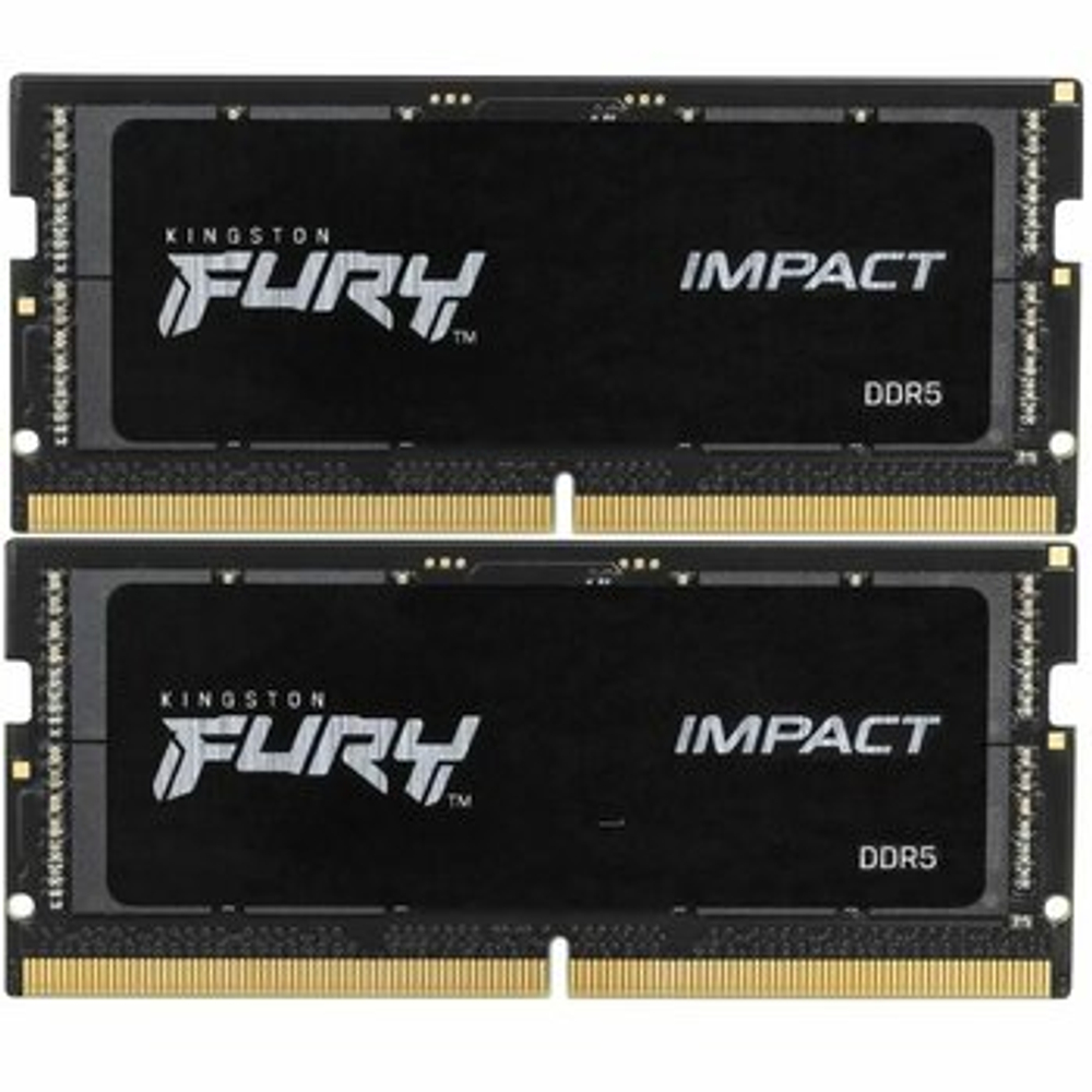 Оперативная память KINGSTON FURY Impact DDR5 32GB 6000MHz SODIMM KF560S38IBK2-32