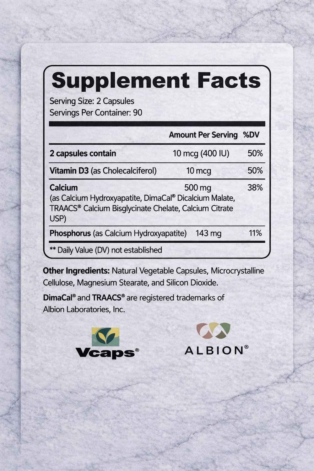 Meta Calcium 180 caps