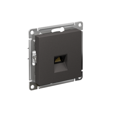 Розетка компьютерная AtlasDesign RJ45 кат.6A механизм базальт SE ATN001486