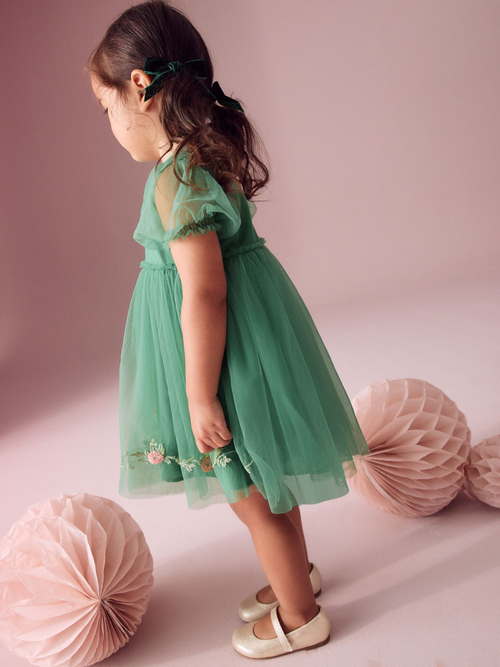 Платье для девочки Next E08-057, Зеленый
