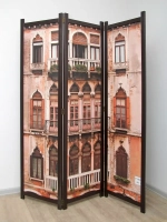 Ширма из массива дерева "Птички" 180см