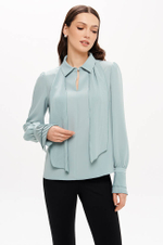 23414 Блузка женская (полынь)