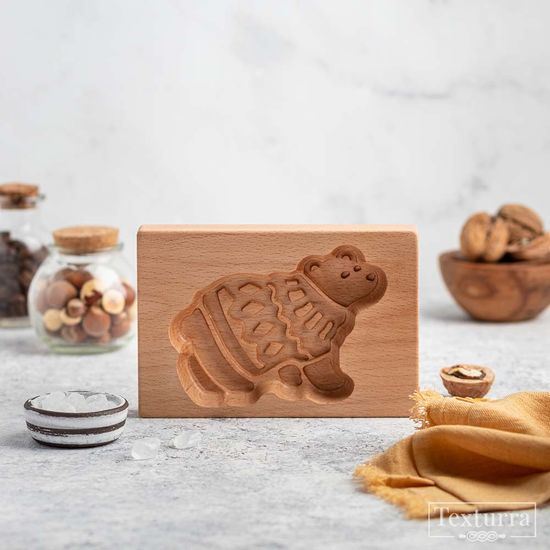 Пряничная форма Полярный мишка в свитере