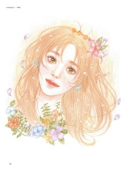 Pretty Girl. Coloring Book