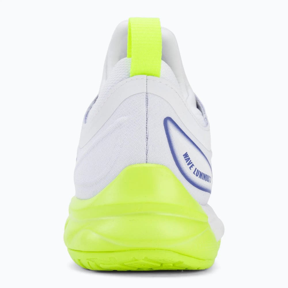 Кроссовки волейбольные Mizuno Wave Luminous 3 white/lightning yellow/dazzling blue
