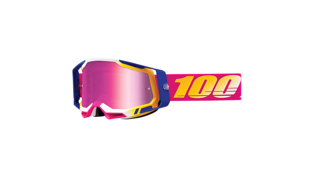 Очки 100% Racecraft 2 Goggle Mission / Mirror Pink Lens (50010-00012)