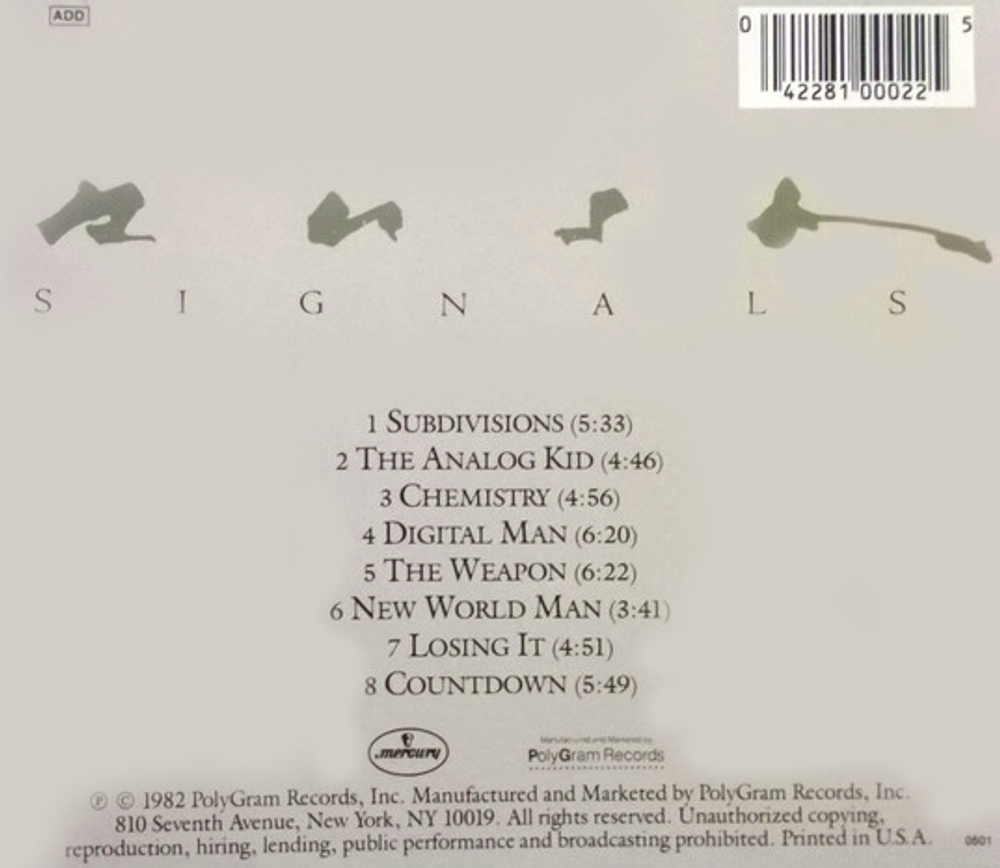 Rush / Signals (CD)