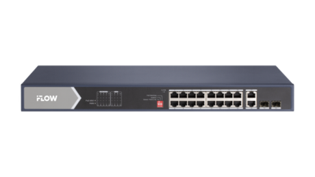 F-SW-EU620HPOE-V Неуправляемый PoE-коммутатор на 16 гигабитных портов RJ45 PoE