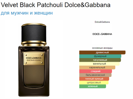 Dolce&Gabbana Velvet Black Patchouli 50ml (duty free парфюмерия)