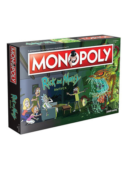 HobbyWorld: Настольная игра Монополия. Рик и Морти С50331210