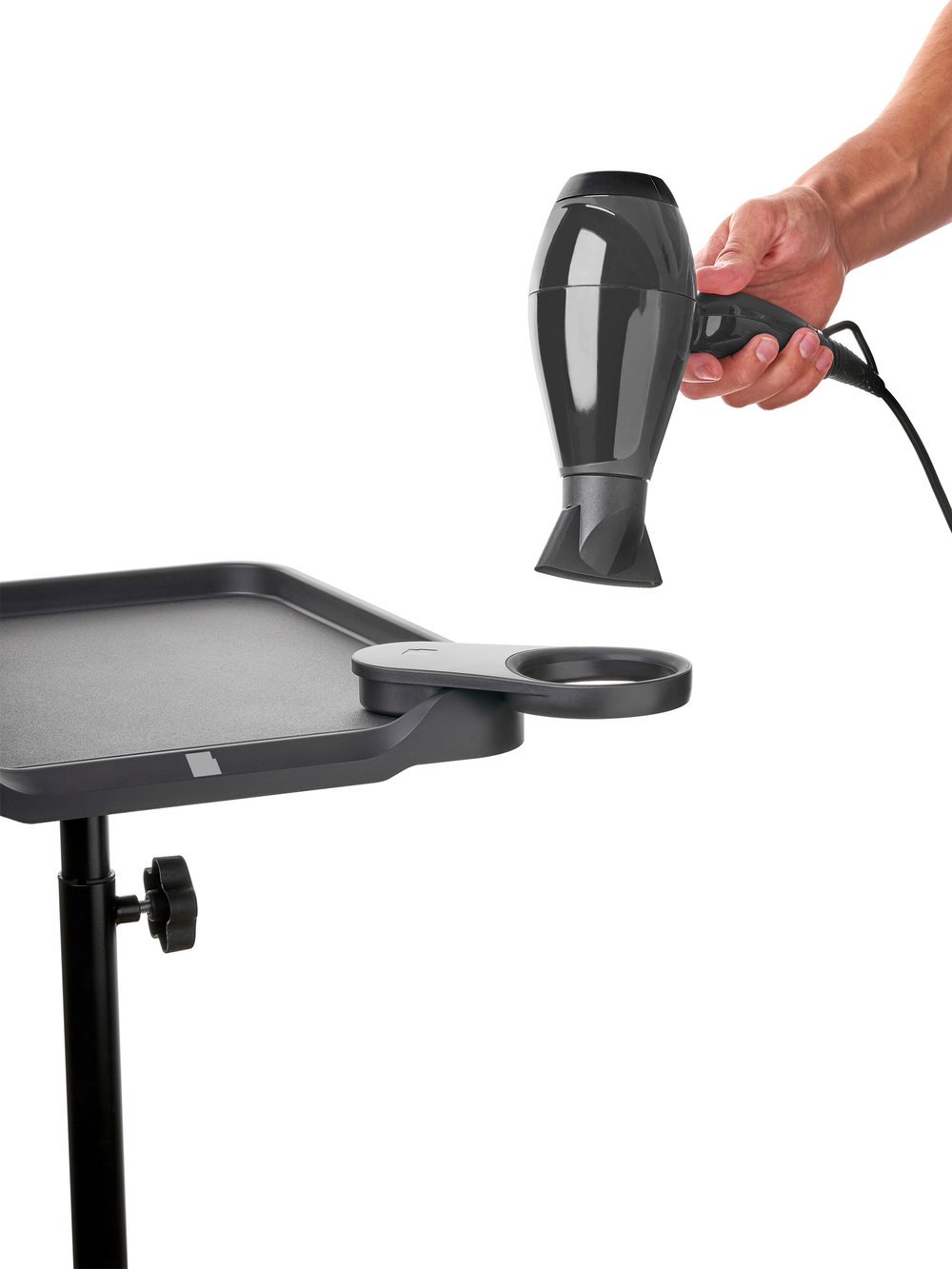 assistant holder for classic hair dryer black