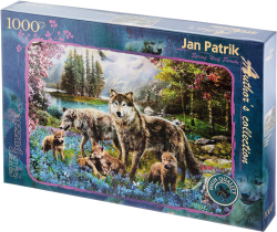 STEP Puzzle Пазл 1000 Семья волков весной (Авторская коллекция) 79547 Степ /9/ .