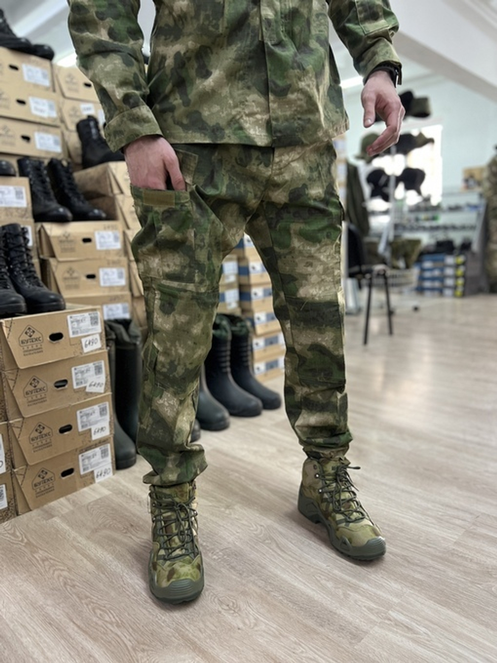 Тактический костюм Аку лайт / тёмный мох