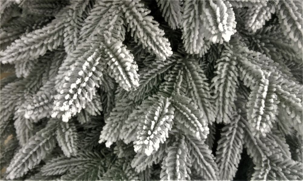 Заснеженная елка «Моника» (Литая хвоя) 250 см / 2,5 м