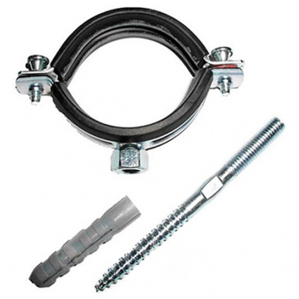 Хомут крепёжный 40 мм со шпилькой и дюбелем