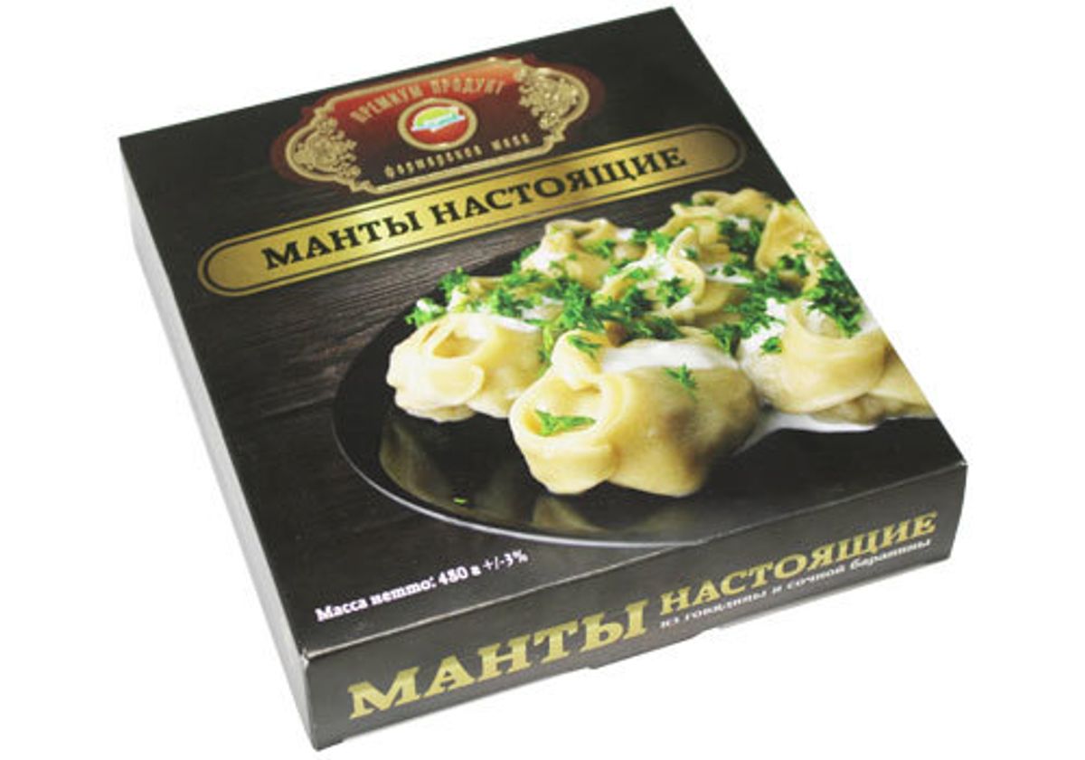 Манты Настоящие, 480г