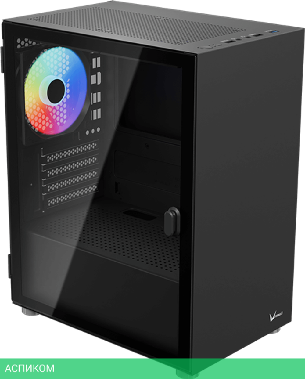 Корпус Aerocool CS-111 без БП Black (CS-111-G-BK-V1)