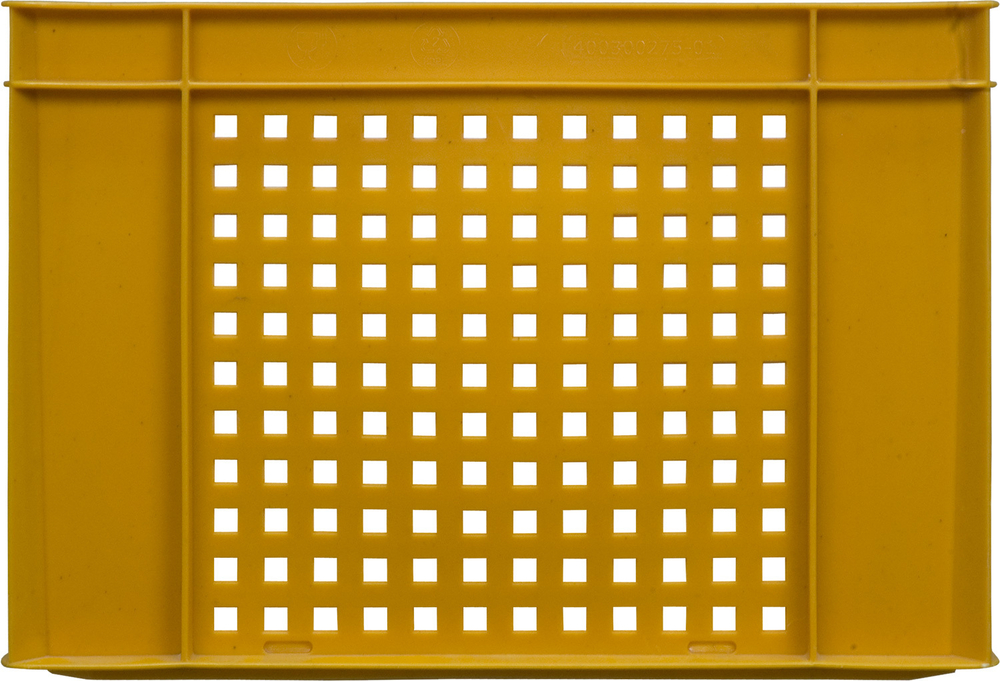 Ящик перфорированный 400×300×270, арт.: 303-1, объём 25, зелёный, код: 05459