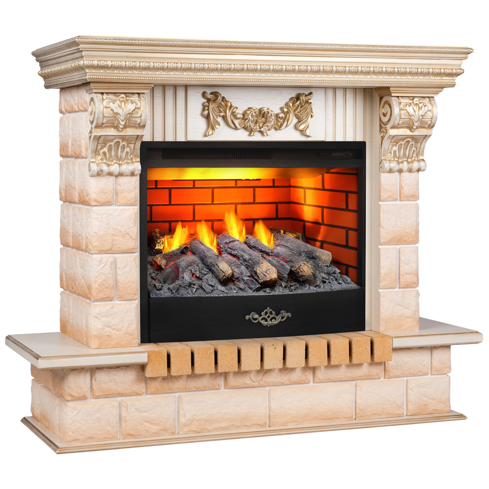 Каминокомплект Real Flame Gracia 24/25,5 WT с очагом 3D Firestar 25,5