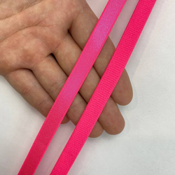 Бретелечная резинка розовый неон 10 мм, цв. 909
