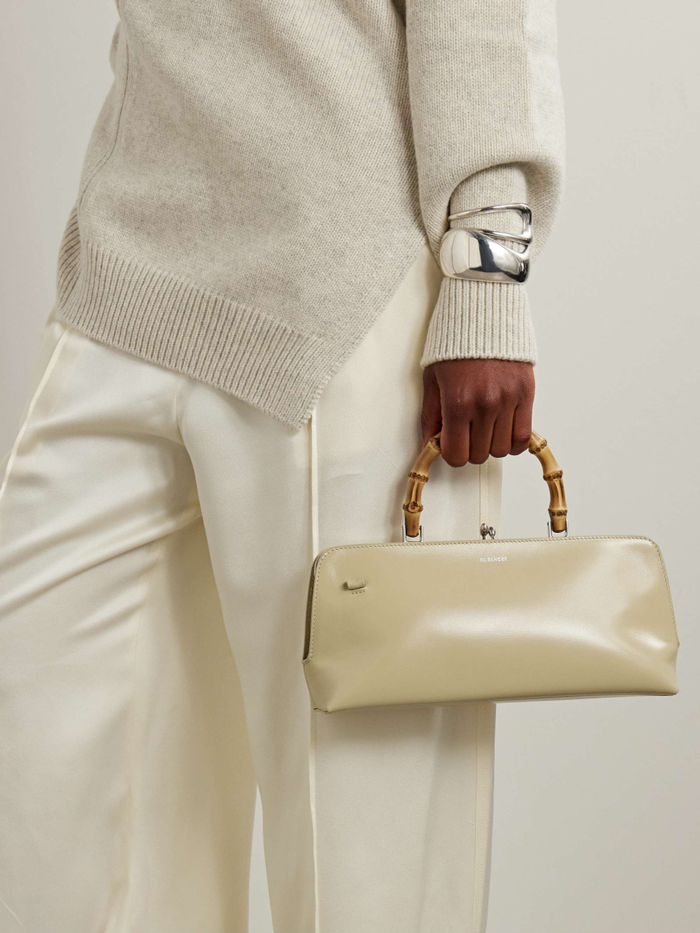 Сумка JIL SANDER Goji Bamboo Mini "Eggshell"