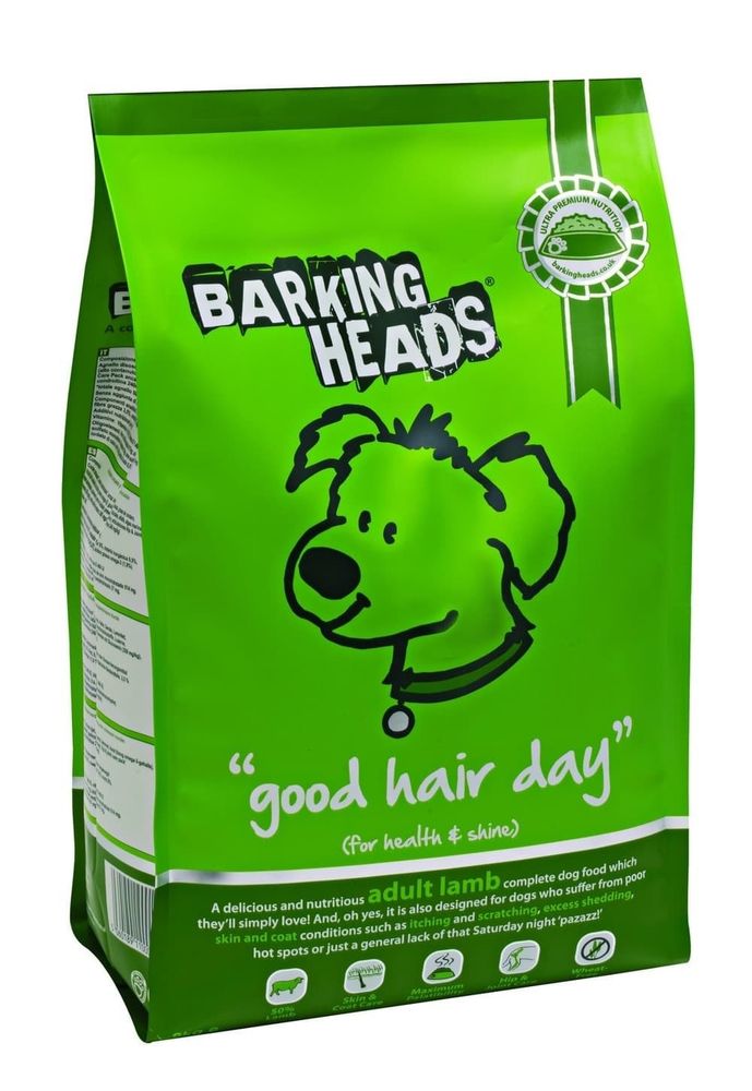BARKING HEADS 18кг корм для собак с Ягненком и Рисом &quot;Роскошная шевелюра&quot;